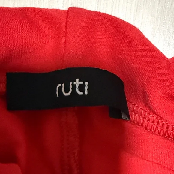 ruti Scarlet Red Off-Shoulder Blouse - Picture 3 of 7